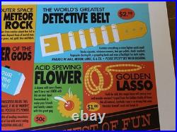 Signed Dave Perillo Treasure Chest of Fun Marvel DC Comics Book Ad LE Print