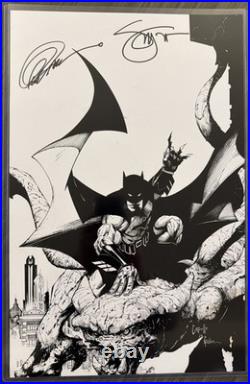 Signed Greg Capullo Scott Snyder Batman Print DC Comic Art New 52