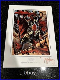 Signed Spawn Lithograph 1993 Todd McFarlane Publishers Proof Promotional Promo