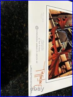Signed Spawn Lithograph 1993 Todd McFarlane Publishers Proof Promotional Promo