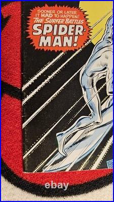 Silver Surfer #14 comic book 1970 Marvel SPIDER-MAN - FN+