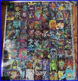 Silver Surfer 2 Sided 1992 Poster Marvel 31 X 26 Very Rare