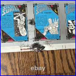 Silver Surfer 2 Sided 1992 Poster Marvel 31 X 26 Very Rare