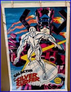 Silver Surfer & Galactus 1970 Poster By Jack Kirby