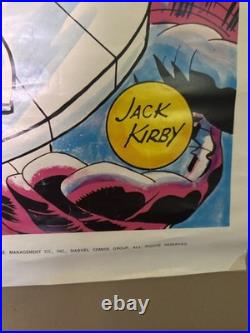 Silver Surfer & Galactus 1970 Poster By Jack Kirby