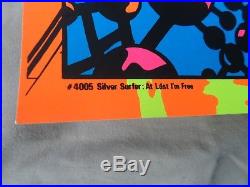 Silver Surfer Marvel 1971 Third Eye #4005 Black Light Poster Nm-mint A002 Nice