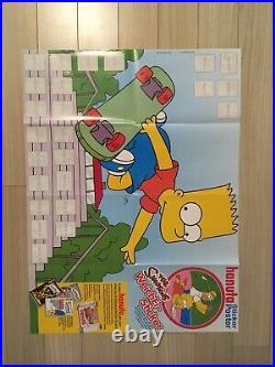 Simpsons Bongo Comic Books 90s Lot, Bundle, Toy, Posters, Stickers, Rare Germany #1