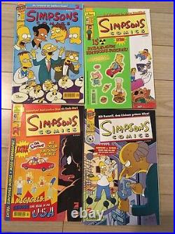 Simpsons Bongo Comic Books 90s Lot, Bundle, Toy, Posters, Stickers, Rare Germany #1