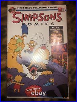 Simpsons Comics #1, 1993, includes poster, EXCLUSIVE COND NO BARCODE