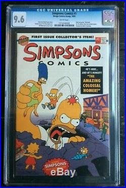 Simpsons Comics #1 1st Issue Pull Out Poster Edition CGC 9.6 1214348002