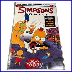 Simpsons Comics #1 Bongo Comics 1993 1st Issue with Poster Comic Book Minty