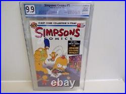 Simpsons Comics #1 -RARE 9.9, Pull-Out Poster Included, Bongo Comics 1993
