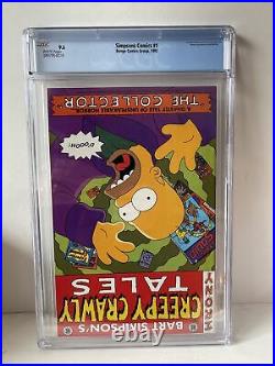Simpsons Comics 1A Direct Poster Included CGC 9.6 1993