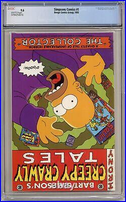 Simpsons Comics 1A Direct Poster Included CGC 9.6 1993 3794254016
