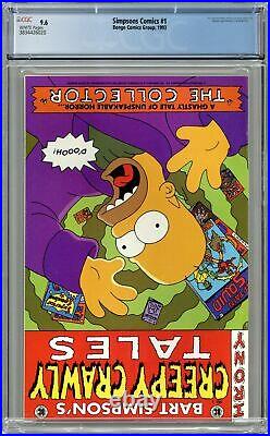 Simpsons Comics 1A Direct Poster Included CGC 9.6 1993 3834426020