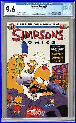 Simpsons Comics 1A Direct Poster Included CGC 9.6 1993 4031019017