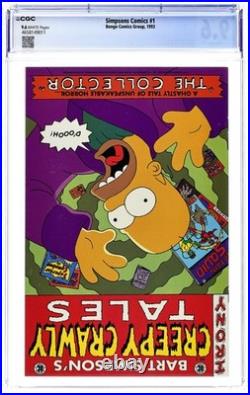 Simpsons Comics 1A Direct Poster Included CGC 9.6 1993 4658149011