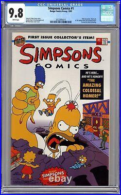 Simpsons Comics 1A Direct Poster Included CGC 9.8 1993 2022893011