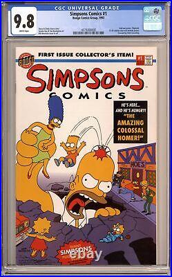 Simpsons Comics 1A Direct Poster Included CGC 9.8 1993 4079368008