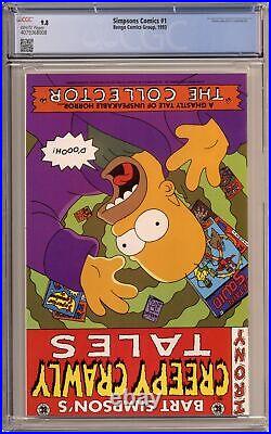 Simpsons Comics 1A Direct Poster Included CGC 9.8 1993 4079368008