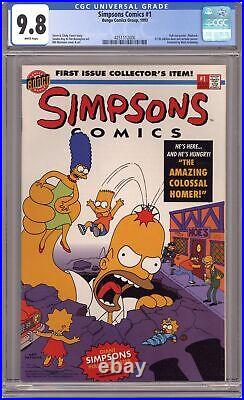 Simpsons Comics 1A Direct Poster Included CGC 9.8 1993 4251112006