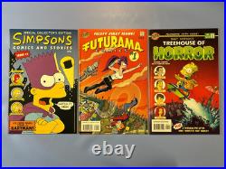 Simpsons Comics and Stories #1 withBartman Poster, Futurama #1 and Treehouse #5