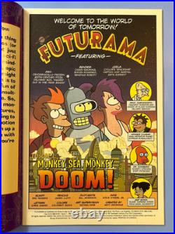 Simpsons Comics and Stories #1 withBartman Poster, Futurama #1 and Treehouse #5