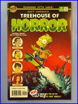 Simpsons Comics and Stories #1 withBartman Poster, Futurama #1 and Treehouse #5