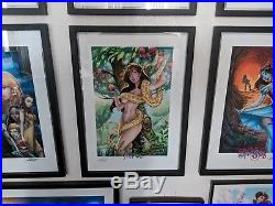 Sinful J SCOTT CAMPBELL POSTER/PRINT Extremely Rare Print 7of12