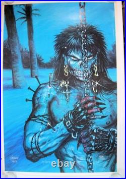 Slash #1 Comic Cover Poster Signed Lim. Ed. #446/500