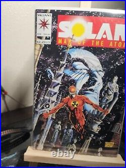 Solar Man Of The Atom 21+22+29+ Cards + Poster Signed Quesada Palmiotti Thibert