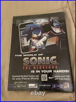 Sonic Super Special Poster Spectacular Archie Comics Sega Rare Hard To Find