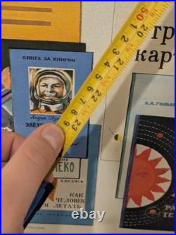 Space Soviet Original Poster READ BOOKS ABOUT PEOPLE WHO SOARED TO THE STARS