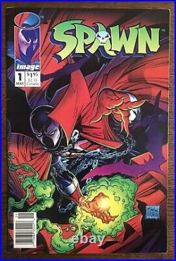 Spawn #1 1992 Image Comic Book Newsstand Variant Poster Intact