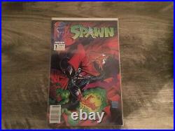 Spawn #1 1992 Image Newsstand Variant Poster Intact NM+ condition cgc worthy