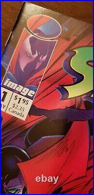 Spawn #1 1992 NEWSSTAND 1st Printing Printed in Canada Poster Todd McFarlane A