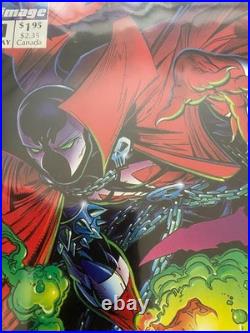 Spawn #1 Image Comics 1992 Includes poster
