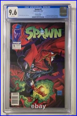 Spawn #1 Newsstand CGC 9.6 Image Comics 1992 Mcfarlane Poster 1st Appearance Key