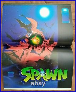 Spawn #1 (Newsstand Edition Poster Intact Special Todd The Bum Figure)
