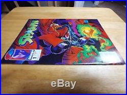 Spawn #1 Newsstand Edition With UPC Barcode & Poster! 1992 Variant NM McFarlane