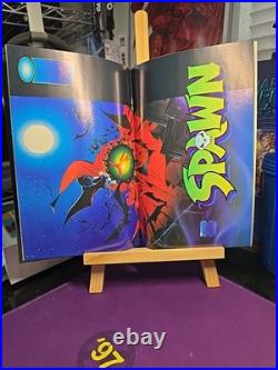 Spawn 1 Story & Cover & Art Todd Mcfarlane Rare Error Variant 1992 Mini Poster