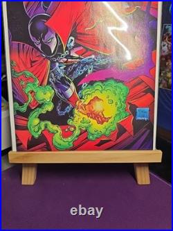 Spawn 1 Story & Cover & Art Todd Mcfarlane Rare Error Variant 1992 Mini Poster
