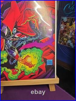 Spawn 1 Story & Cover & Art Todd Mcfarlane Rare Error Variant 1992 Mini Poster