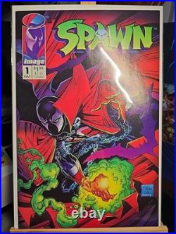 Spawn 1 Story & Cover & Art Todd Mcfarlane Rare Error Variant 1992 Mini Poster