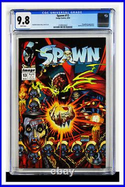 Spawn #13 CGC Graded 9.8 Image August 1993 White Pages Comic Book
