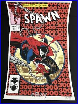 Spawn 300 & 301 NYCC limited Posters Each 1300 signed By Todd Mcfarlane 3 total