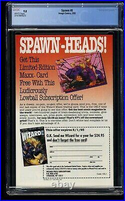 Spawn #8 Cgc Mint 9.8 Wp 1993 Kincaid & Vindicator Appearance & Spawn Poster