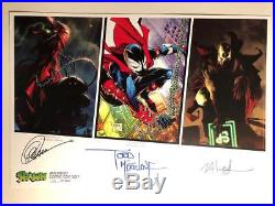 Spawn Sdcc 2017 Exclusive Poster Signed By Todd Mcfarlane Greg Capullo Alexander
