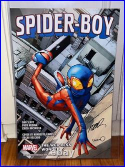 Spider-Boy Poster SIGNED by Humberto Ramos & Edgar Delgado (2024 NYCC)