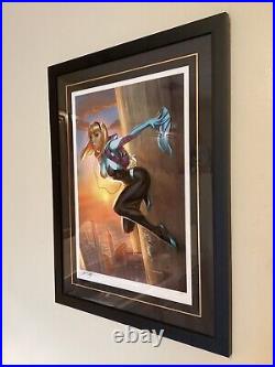 Spider-Gwen #1 Sideshow Framed Fine Art Print J Scott Campbell #13/250